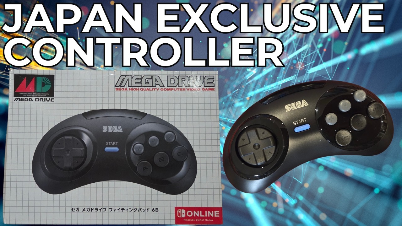 JAPAN EXCLUSIVE - Sega Mega Drive Switch controller UNBOXING!