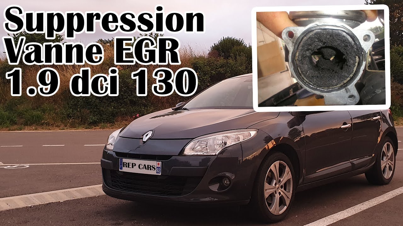 Neutralisation Suppression Vanne EGR dans MEGANE 3 1.9 DCI 130 SANS FAP