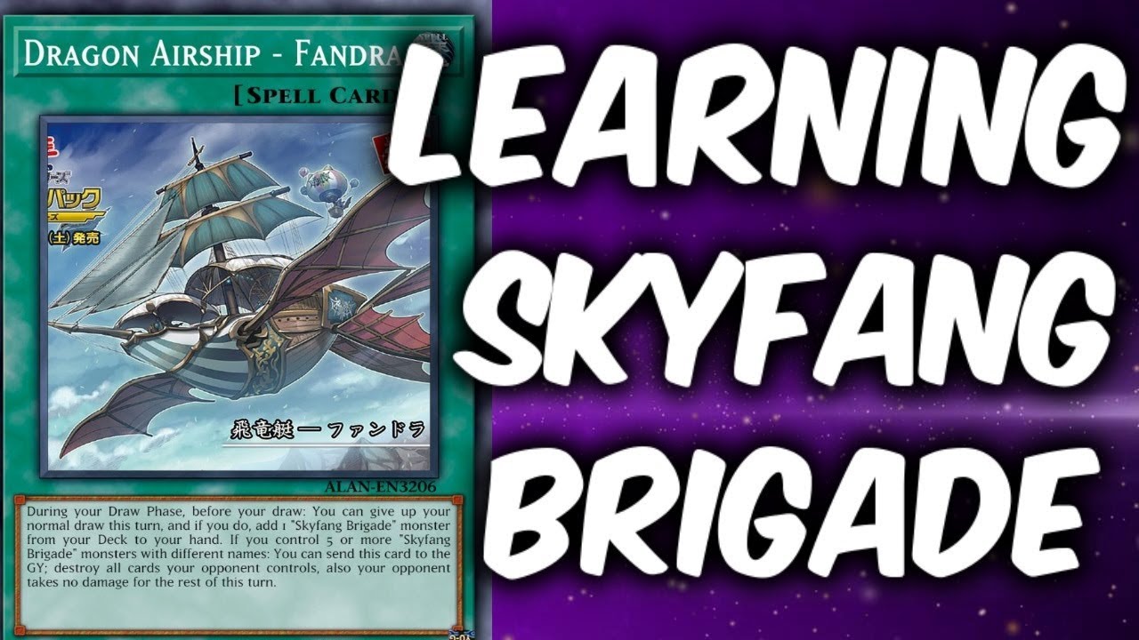 How to SKYFANG BRIGADE Deck (Yu-gi-Oh Deck Learning)