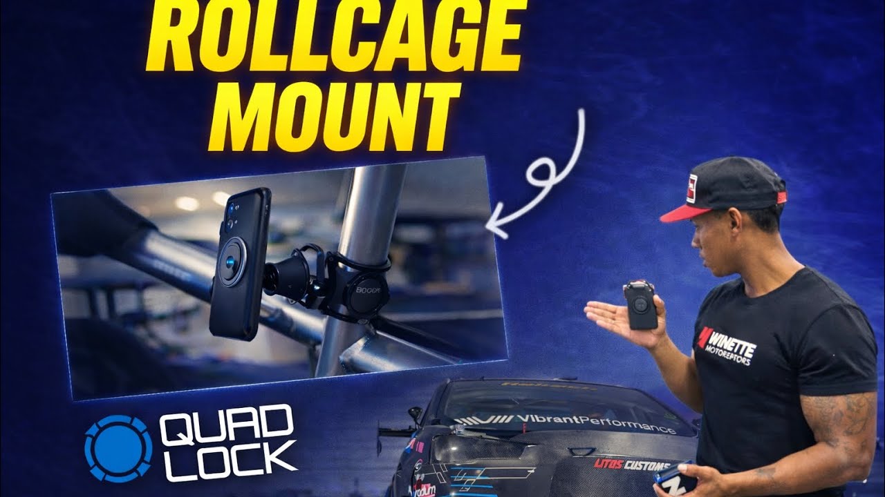  Quadlock roll cage mount system  for the Evo X 