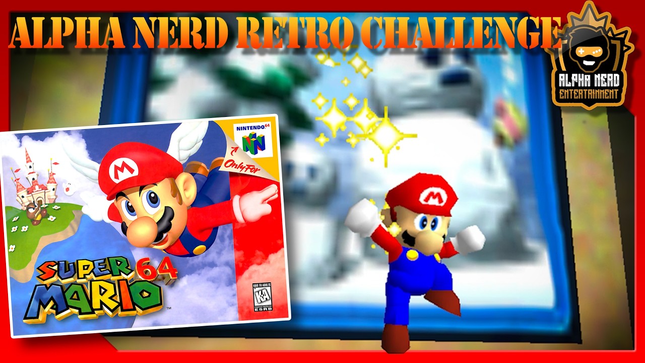 SUPER MARIO 64 ~ Cool Cool Mountain Speedrun ~ AlphaNerd Retro Challenge #11