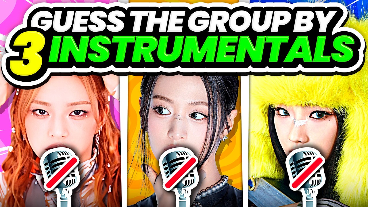 GUESS THE GROUP or IDOL BY 3 CLUES 🤔 Guess the Group by instrumental - KPOP QUIZ 2024