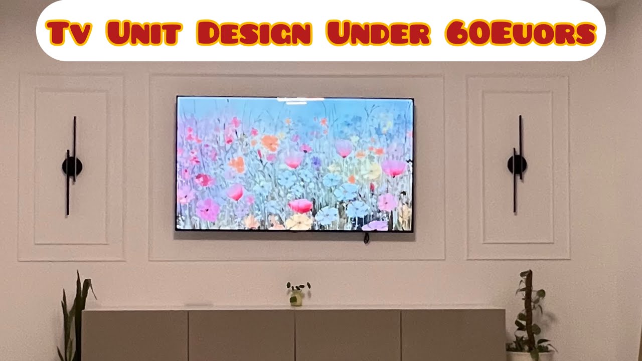 Home Renovation Series #TV Unit Design Under Budget/How to plan?/Cost/Trims #teluguvlogs Germany