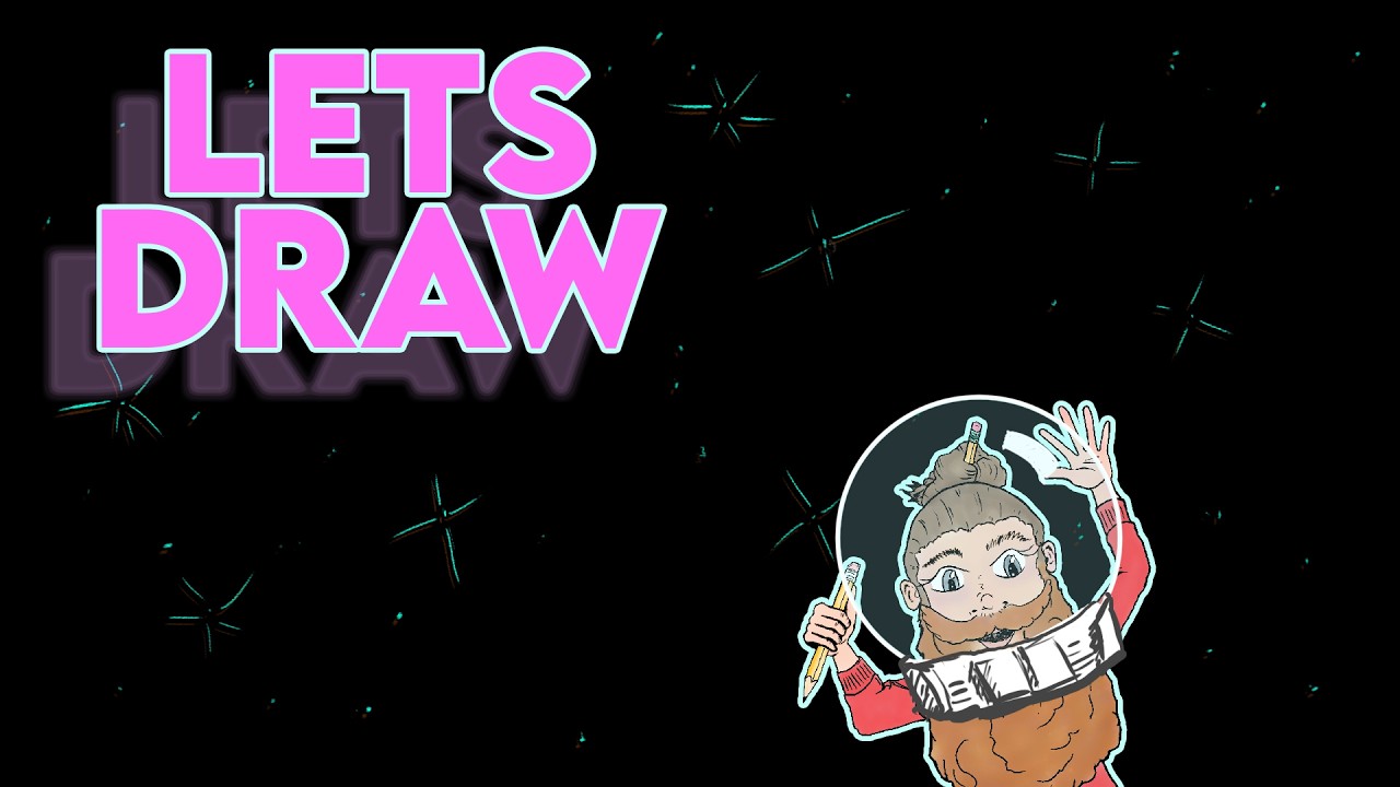 Lets Draw Space Stuff on Black Paper! #drawwithme