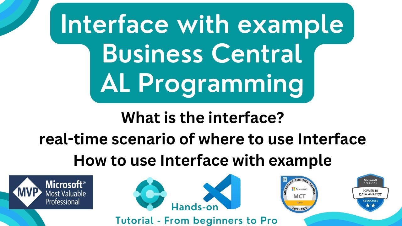 Интерфейс в Business Central. Учебное пособие Business Central с примером | Учебные пособия по те...