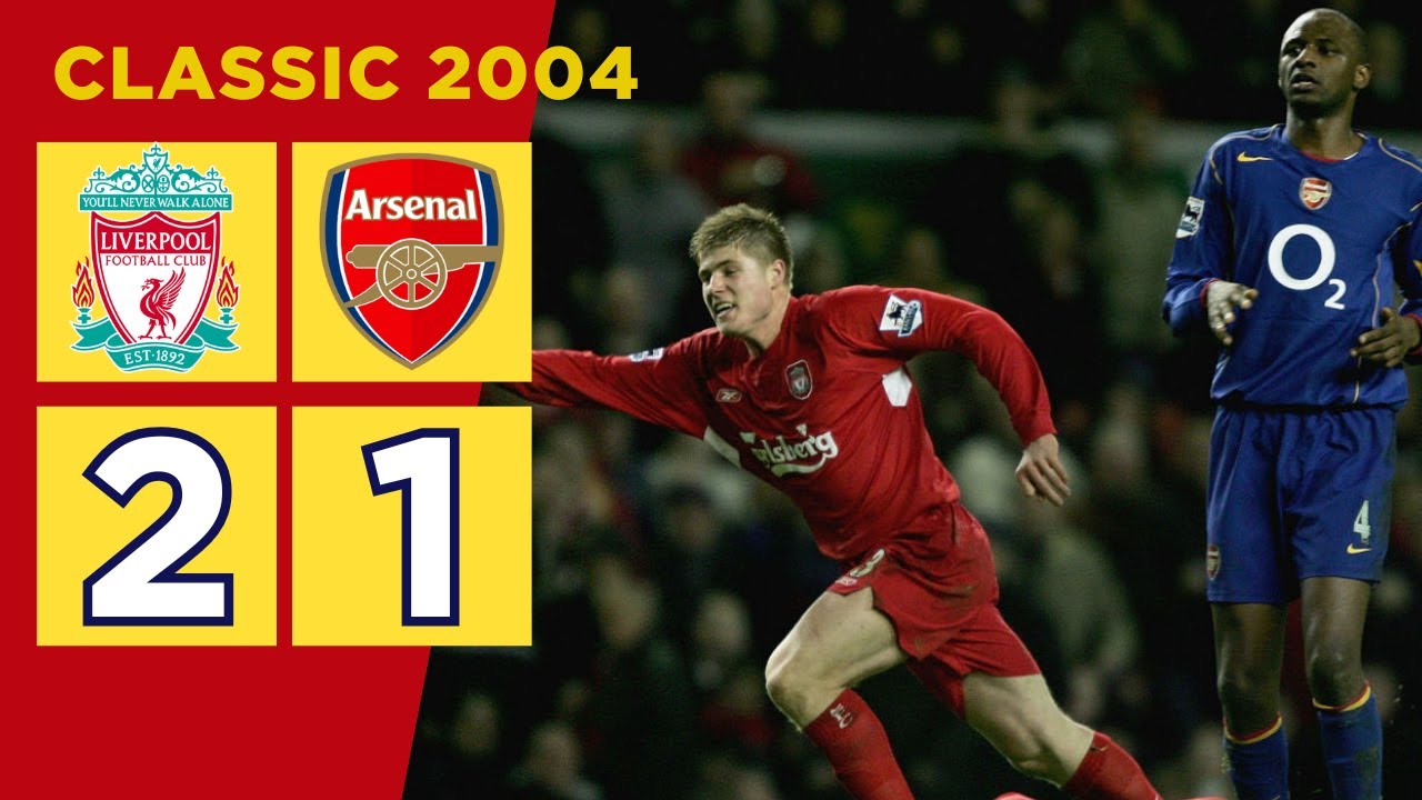 Liverpool vs Arsenal 2-1 2004 | Victory In The Final Minute | Extended Highlights