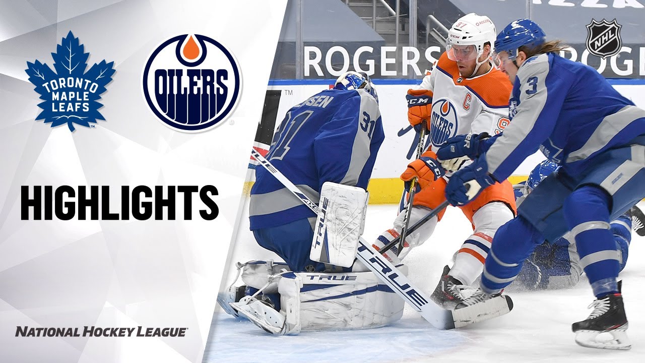 Maple Leafs @ Oilers 1/30/21 | NHL Highlights
