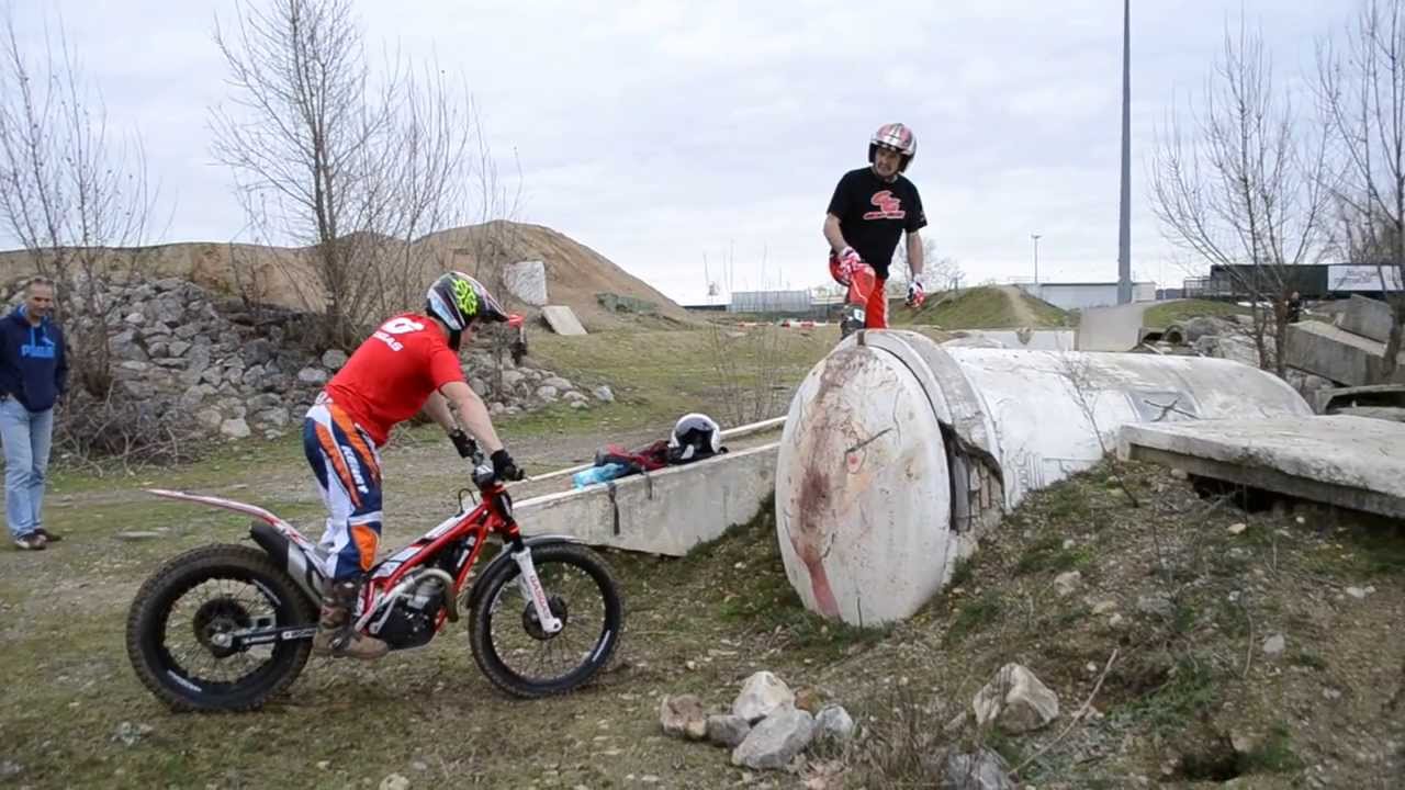 moto candie trial entre potes 7