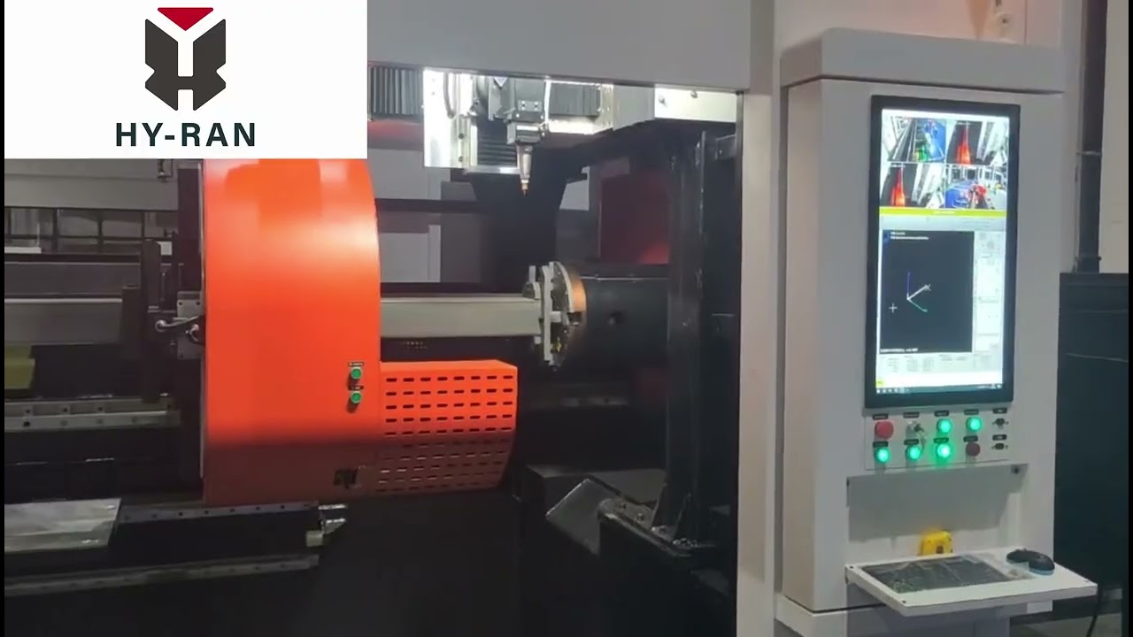 Three-Chuck Automatic Bevel Tube Cutting Machine | Zero Tail Material & Servo Unloading