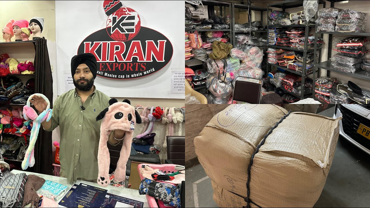 🤩Wholesale Woolen Clothes Market Ludhiana || Sweatshirt, caps, mufflers from manufacturer Ludhiana