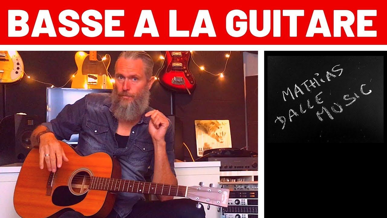 Comment jouer de la basse avec une guitare