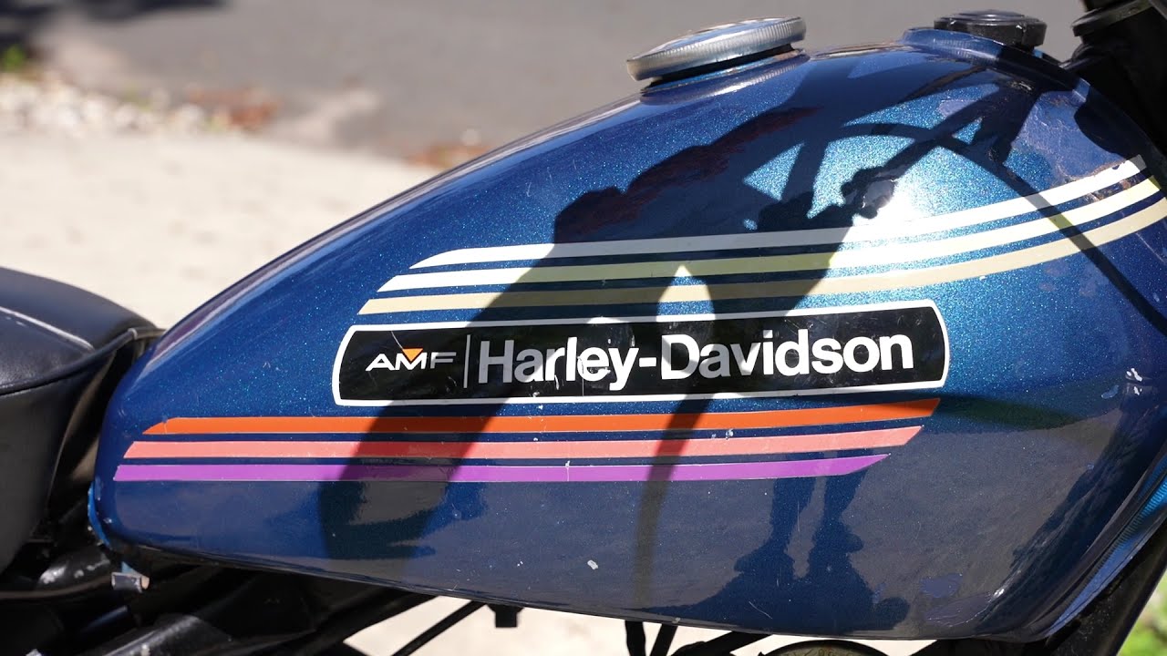 Classic 2 stroke Harley Davison SX175 Aermacchi Original