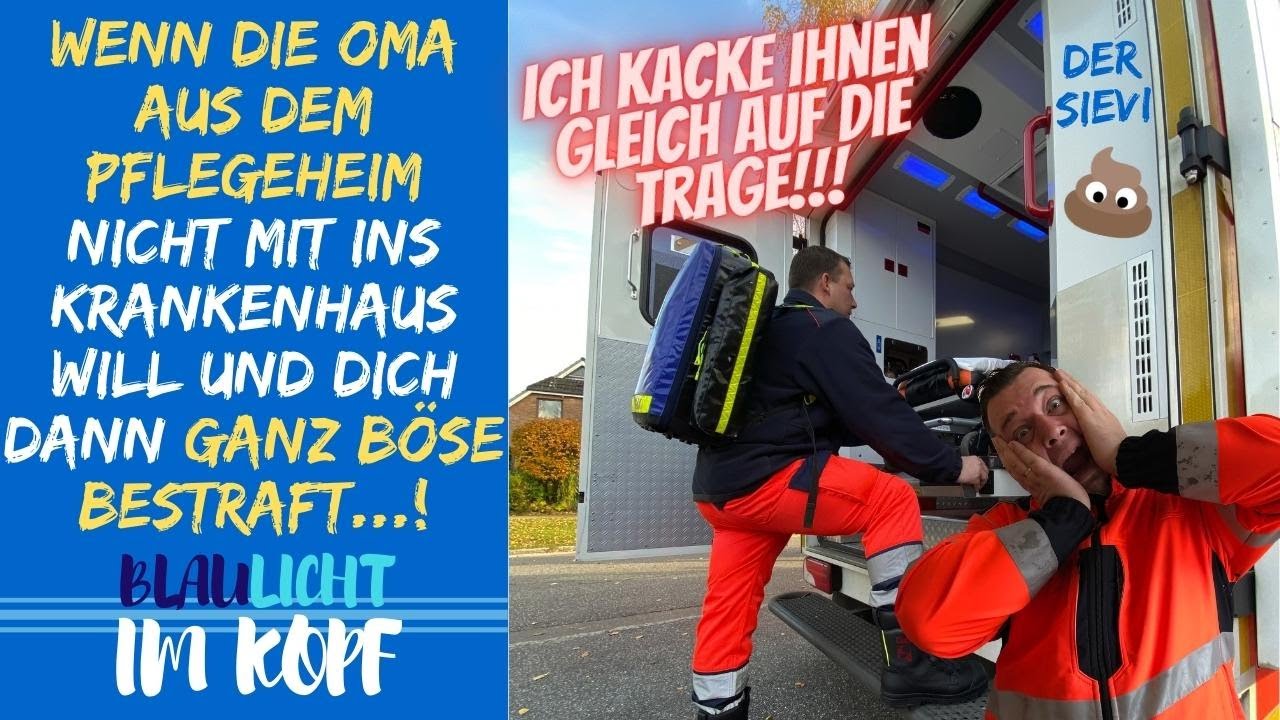 Wenn die Oma aus dem PFLEGEHEIM nicht mit ins Krankenhaus will und dich dann GANZ BÖSE BESTRAFT!