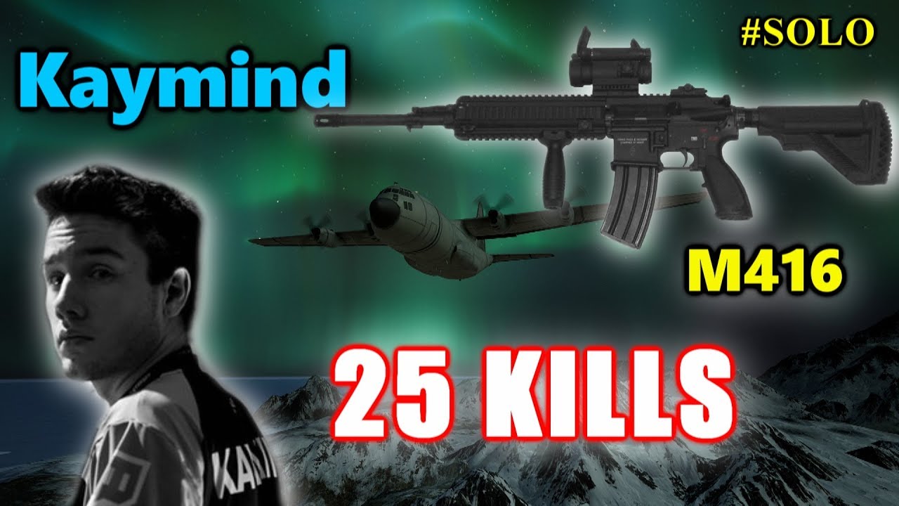 Cloud 9 Kaymind - 25 KILLS - M416 - SOLO - PUBG