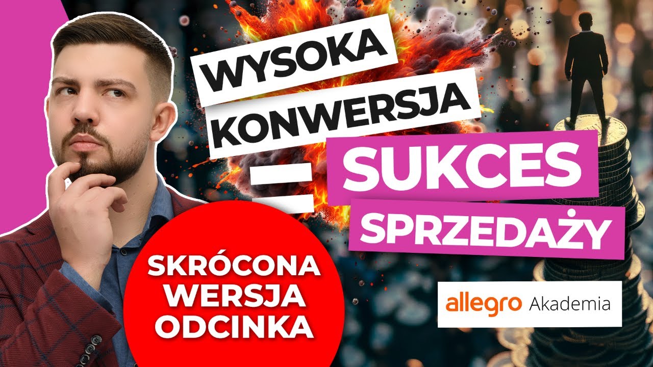 Wyższa KONWERSJA na Allegro? Działaj organicznie i nie schodź z ceny | SKR&Oacute;T WEBINARU