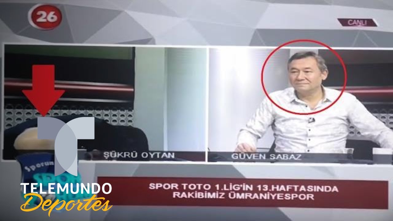 Un comentarista de fútbol sufre un infarto en televisión en vivo | Telemundo Deportes