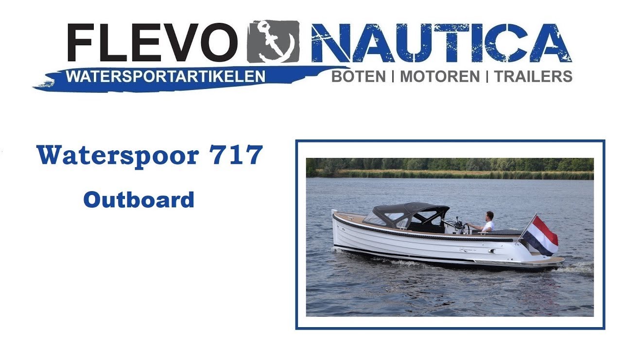 FlevoNautica:Ontdek de Waterspoor 717 Outboard tendersloep - Perfecte Mix van Traditie en Innovatie