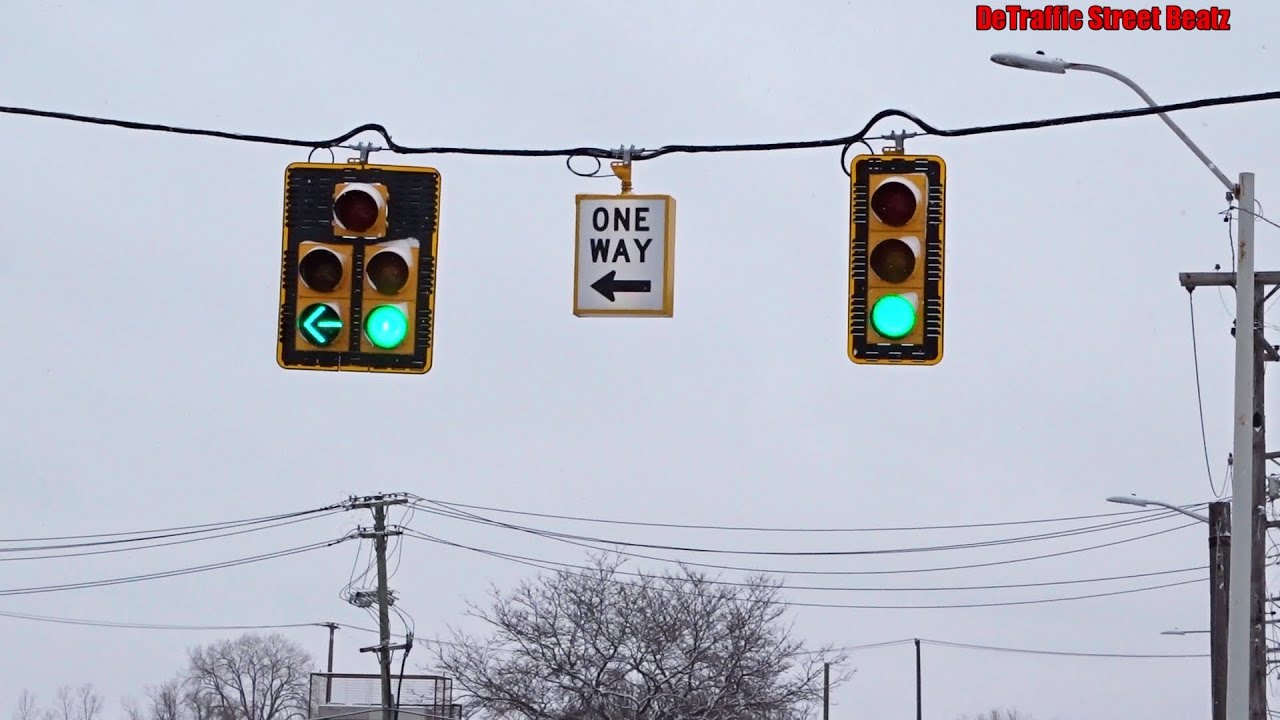 Dog House Traffic Lights Covered in Snow | Clay & I-75 Service Dr
