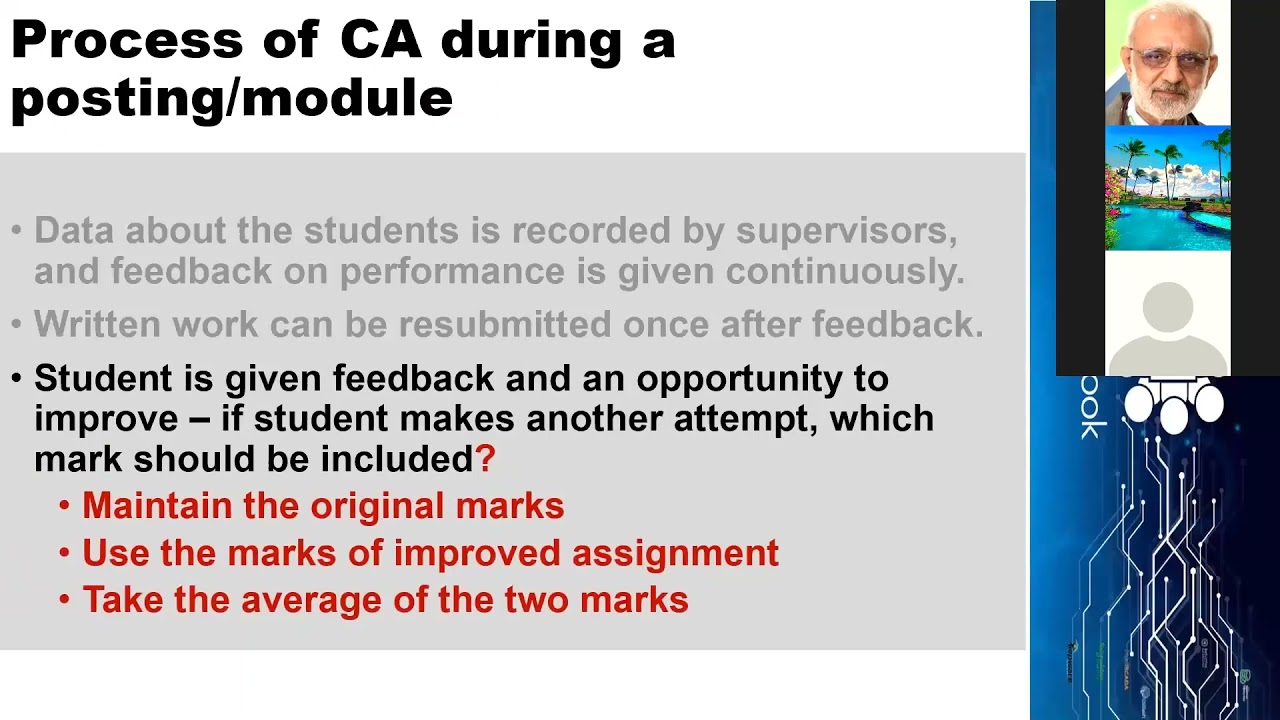 MedEd Webinar - Continuous Assessment & Logbook