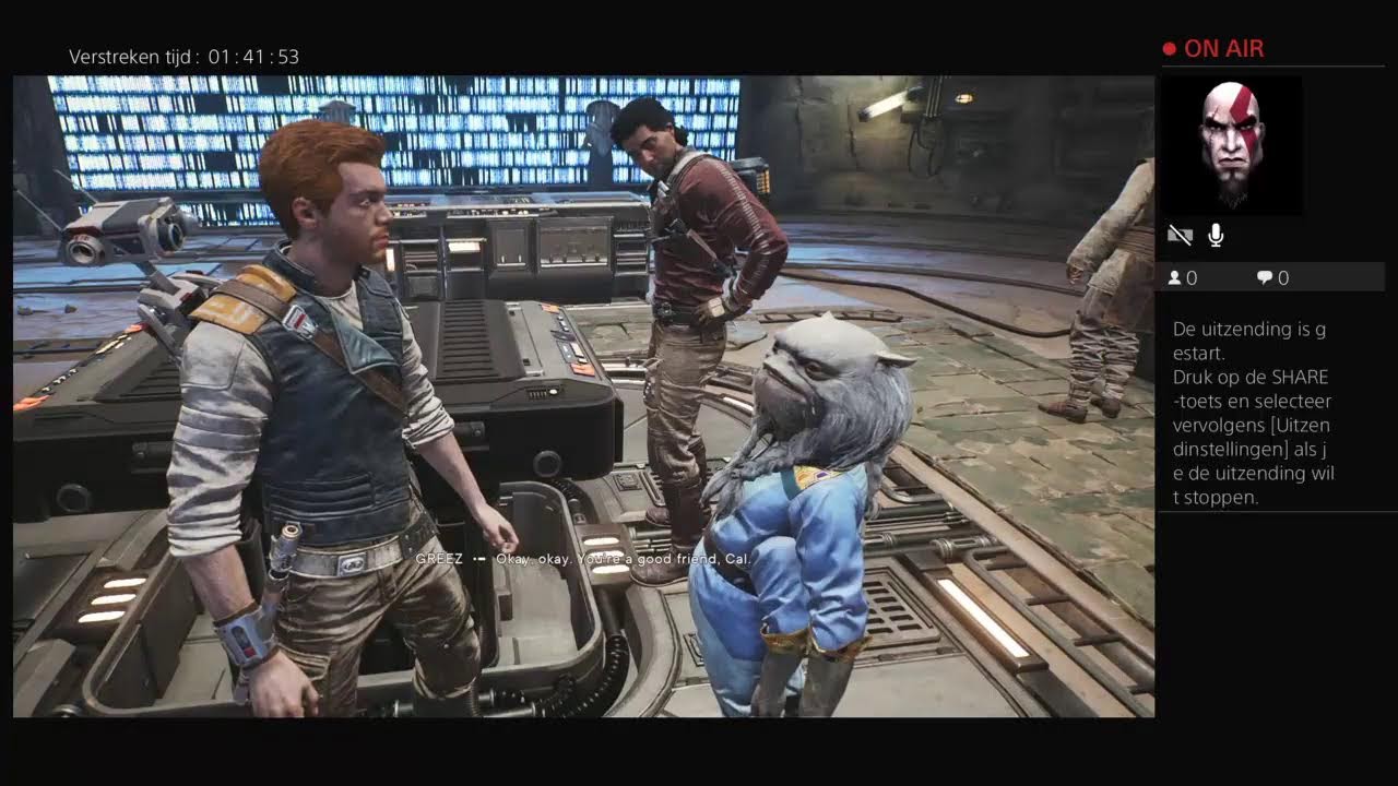 Live PS4-uitzending van Gamen-met-Rea Star Wars Survivor #13 Jedha