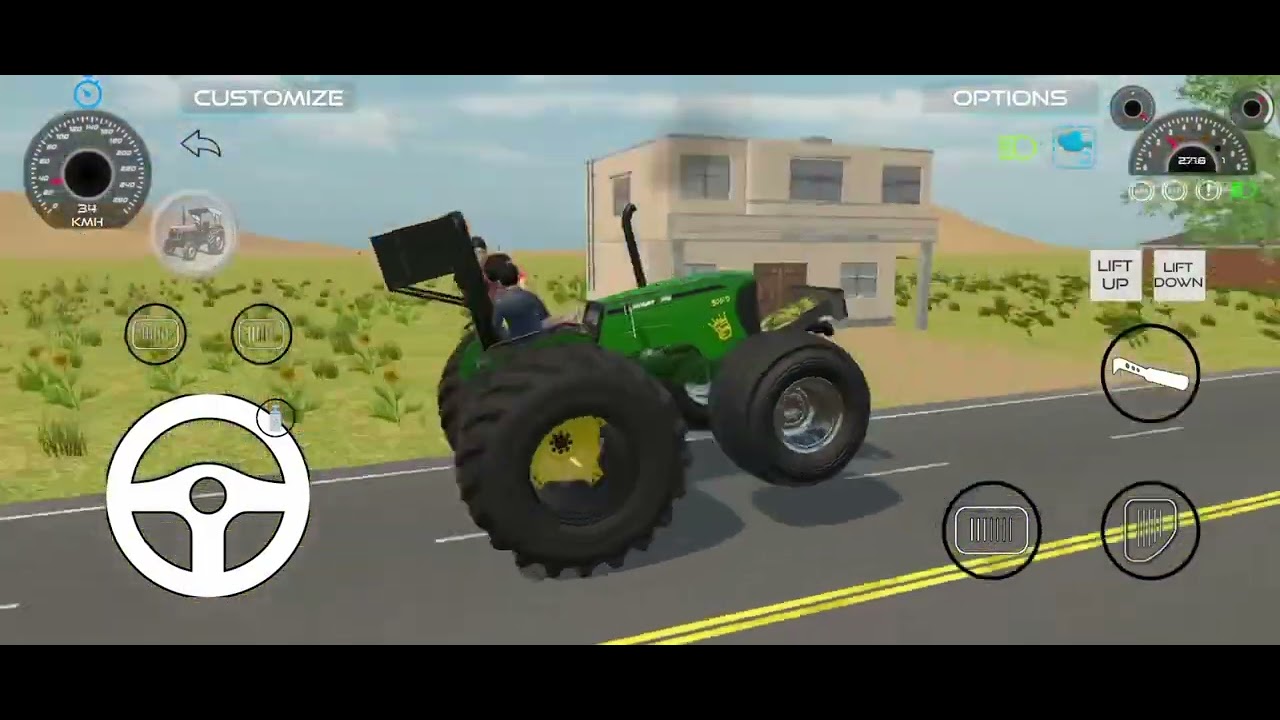##John Deere tractor ka new modification new update 🚜🚜⚡