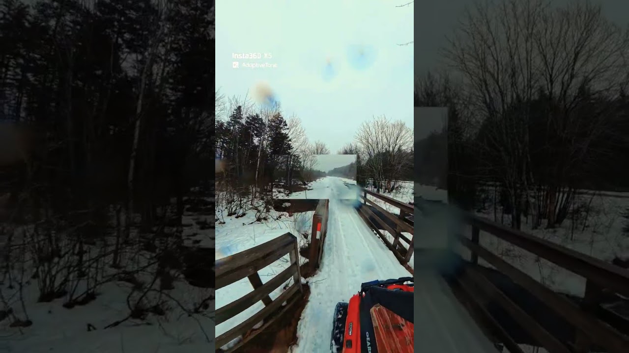 there's a lot of ice on the trails today