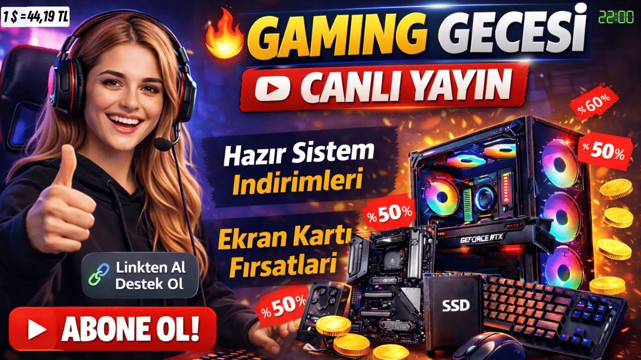 İNCEHESAP GAMING GECESİ | Ekipman ve Sistem İndirimleri | Linkten Al Destek Ol #gaminggecesi