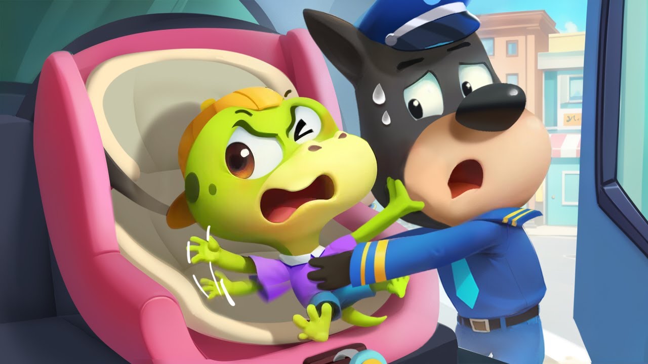 Child Safety Seat | Safety Tips | Cartoons for Kids | Sheriff Labrador | BabyBus