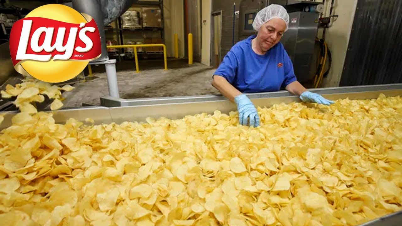 Подробный обзор завода по производству чипсов Lays | Как производятся свежие картофельные чипсы
