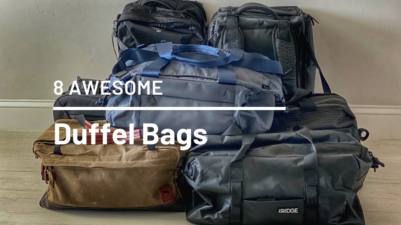 8 AWESOME Travel Duffels for Road Trips and One Bag Travel (Boundary Supply, Aer, Pakt, Nomatic)