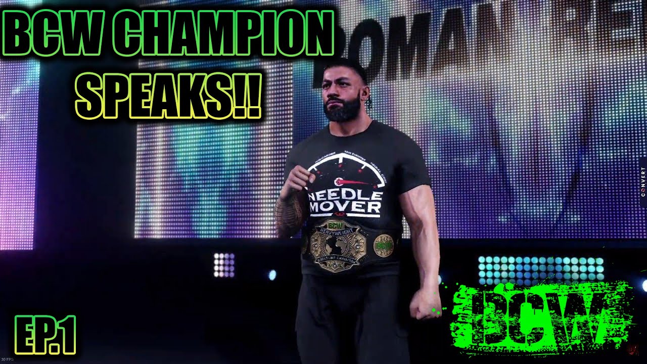 WWE 2K | BCW UNIVESE | EP. 3 | WE HEAR FROM THE NEW BCW CHAMPION!!!