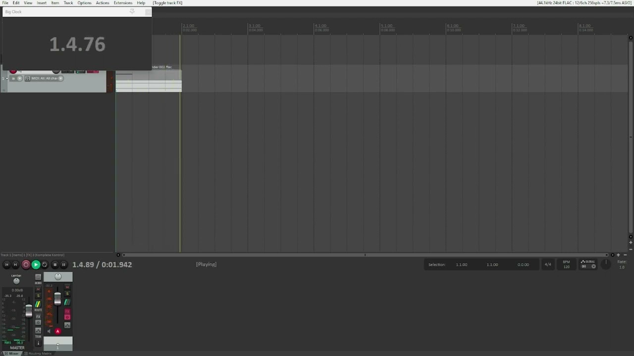 How to create a reverse reverb effect in REAPER