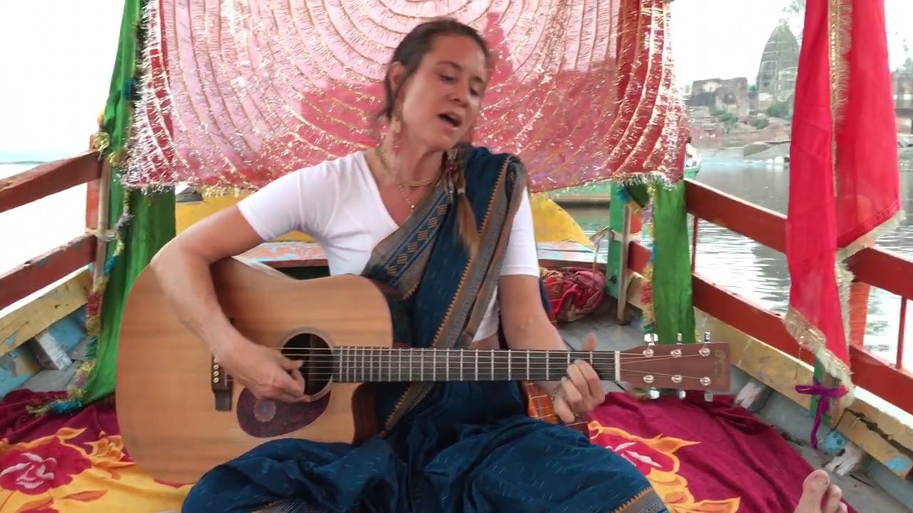 The River Song | Jaya Lakshmi on the Yamuna River, Vrindavan, India Oct 2017