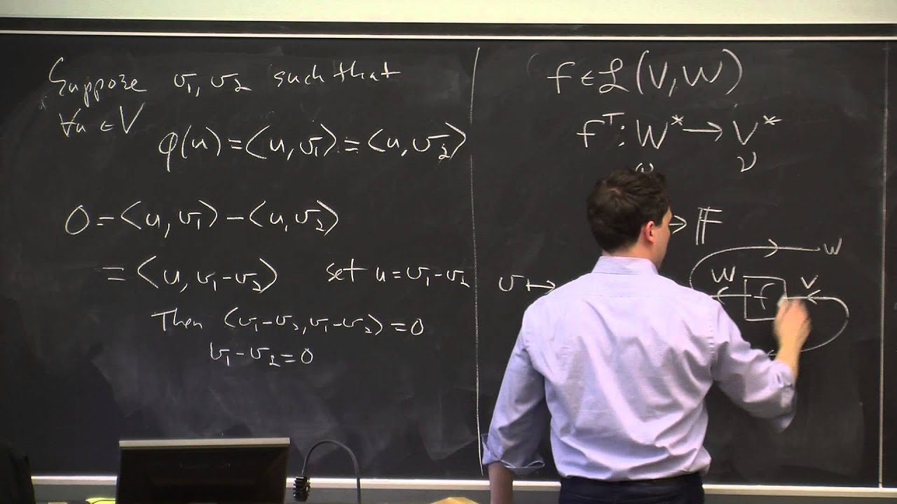 Linear functionals and adjoints part 1: Riesz representation, adjoint