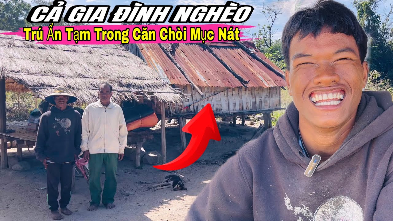 CẢ GIA ĐÌNH NGHÈO Trú Ẩn Tạm Trong Căn Chòi Mục Nát, Chạy Ăn Từng Bữa - tập 749