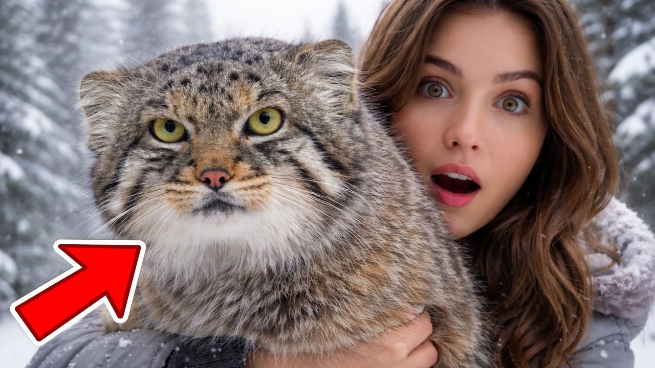I Found a Manul Cat Frozen in a Snowstorm… The Rescue Was Intense 😭