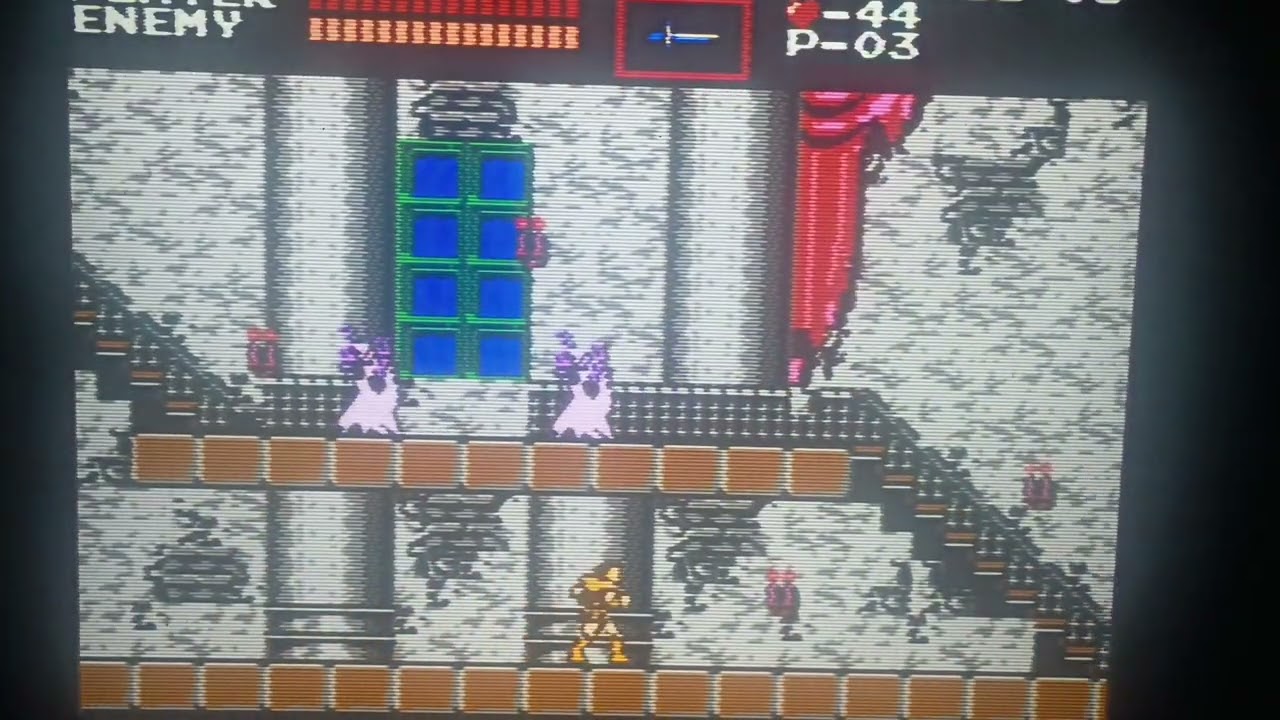 1987 Nintendo NES Castlevania stage one Saturday January 31st 2026