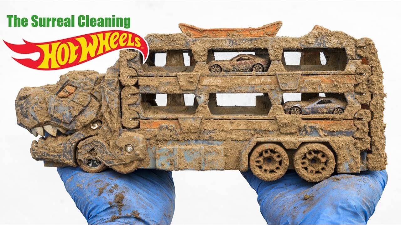 The surreal Cleaning Process of a Super Truck After an Extreme Off-Road Adventure.