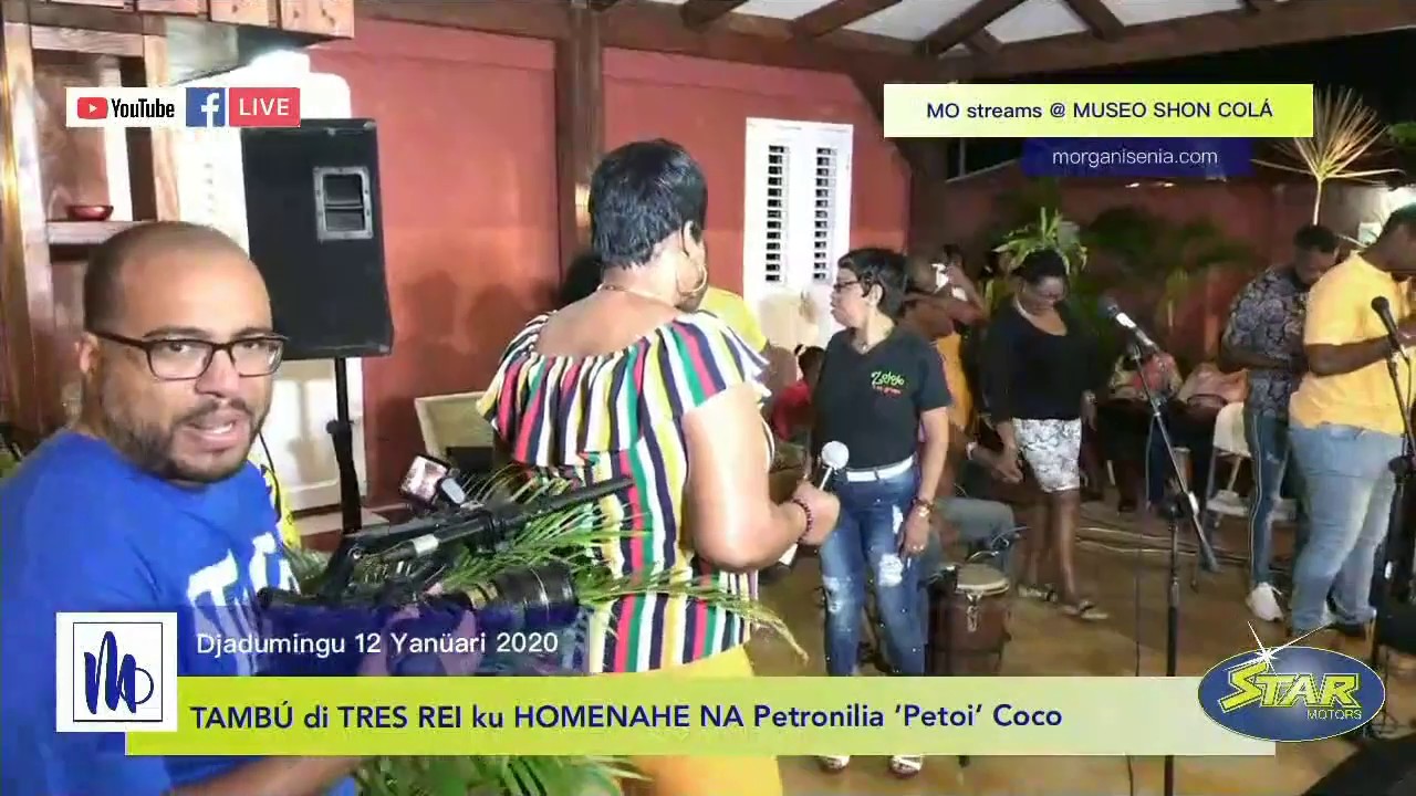 MO [streams] 🔵TAMBÚ di 3 REI na Museo di Tambú Shon Colá ku Tela Sambo i Zojojo   I    ambiente