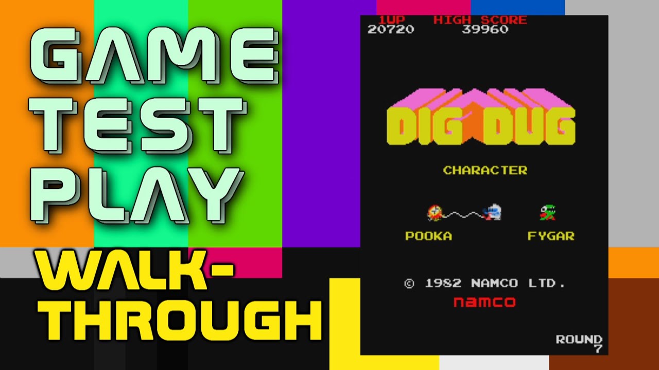 Dig Dug Walkthrough