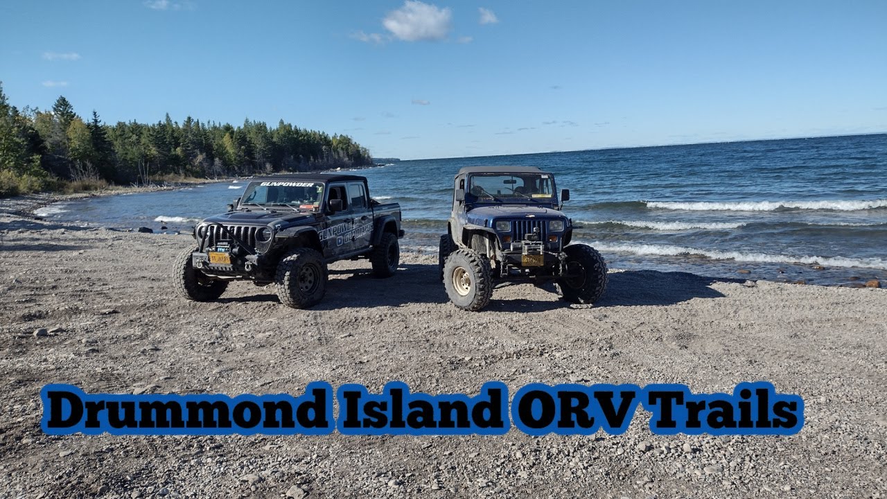 Drummond Island ORV Badge of Honor Trail with Gunpowder and JP's Jeepworks!