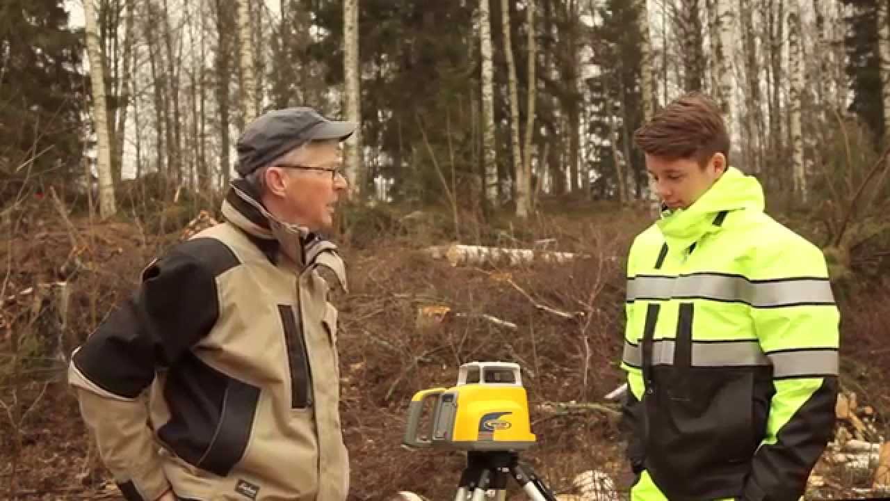 Mittaus rakennustyömaalla