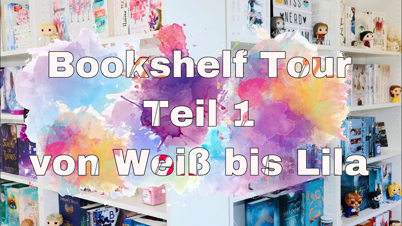 BOOKSHELF TOUR 2020| von Weiß bis Lila | Miss. Nerdstagram | #shelfietour