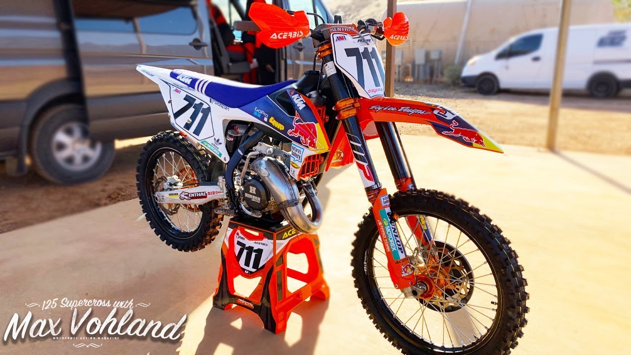125 2 Stroke Supercross with Max Vohland - Motocross Action Magazine