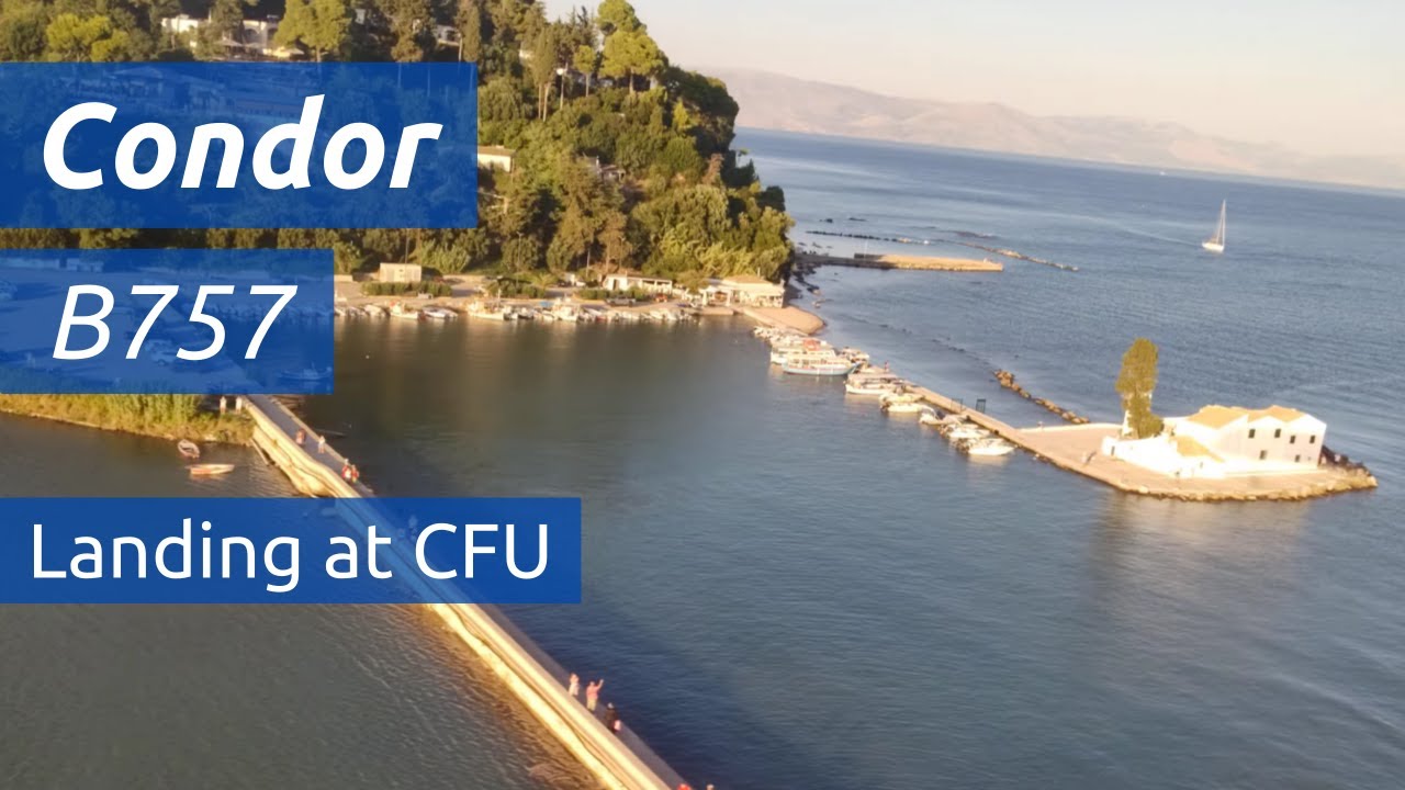 Landing at Corfu | Condor B757-300 | 10.09.2023
