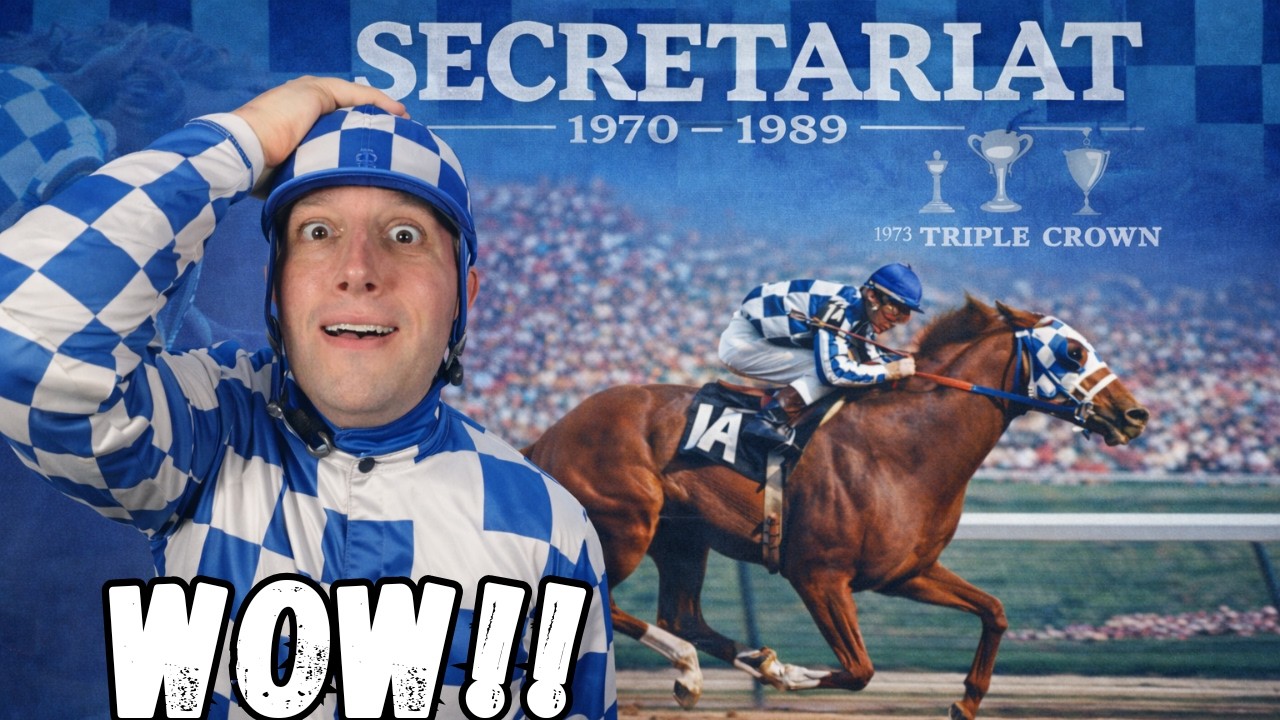 Witnessing Greatness for the First Time || Secretariat Triple Crown Dominance!! 🐎