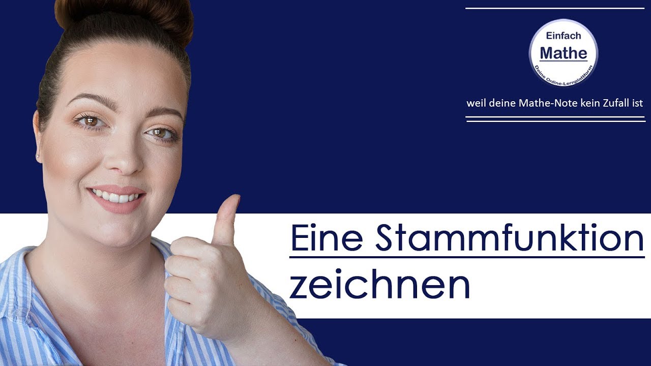 Eine Stammfunktion zeichnen | F(x) zeichnen by einfach mathe!