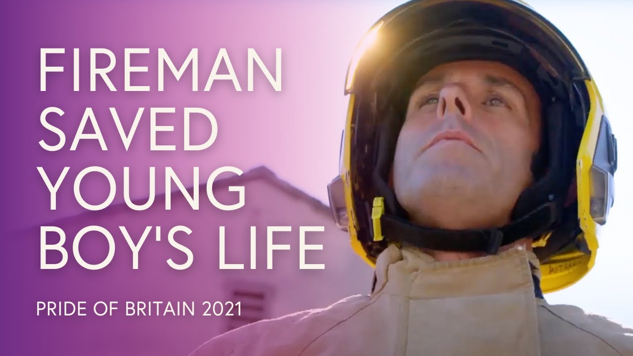 Stephen Wharton: Heroic Firefighter Risks Life to Rescue Young Boy | Pride of Britain 2021
