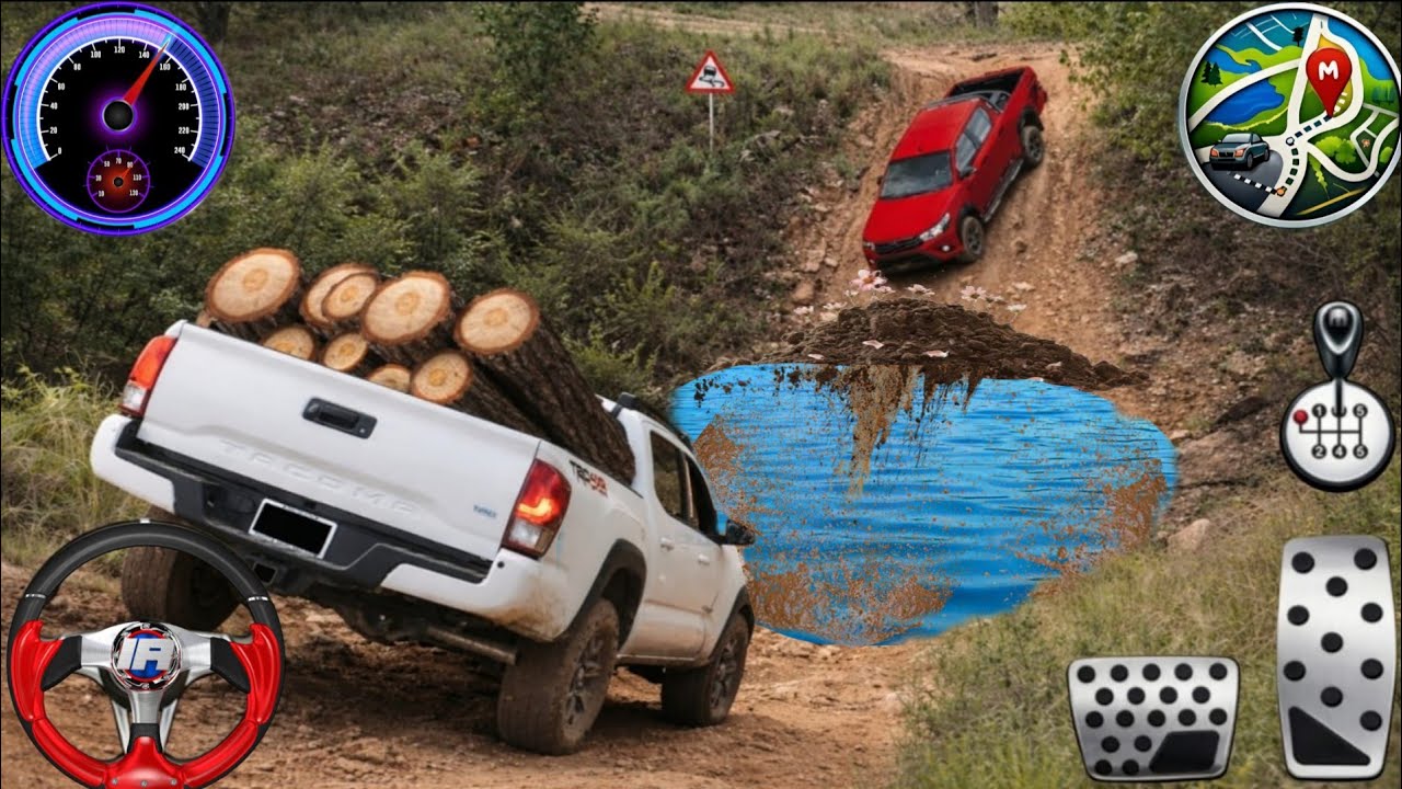 4x4 Offroad Jeep Driving Simulator 3D - Drive SUV 4x4 jeep Offroad Game - Android GamePlay