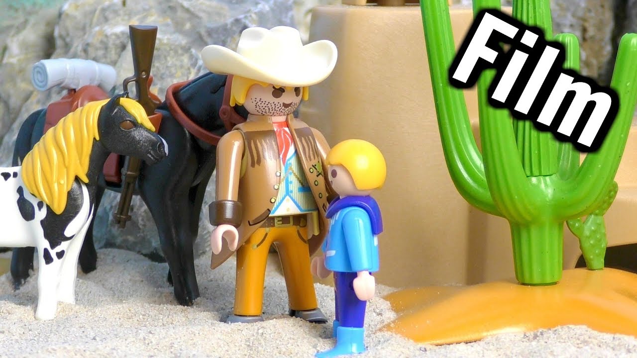 Playmobil Western Film - #4 Rettung von Ahanu / Die Büffel Herde - The Clantons - Kinder Spielzeugw